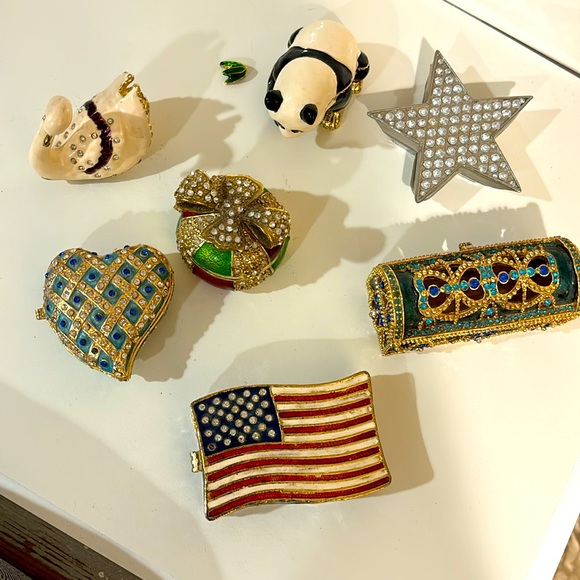 Cloisonné treasure boxes - Picture 2 of 4